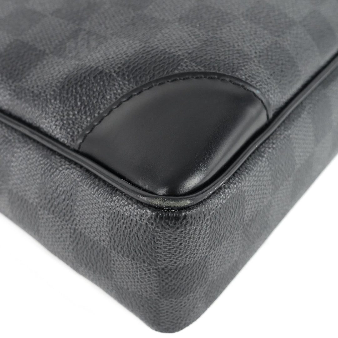 porte-documents voyage gm damier graphite canvas briefcase bag