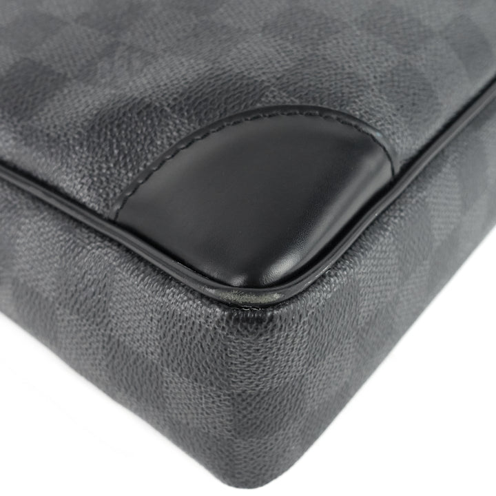 porte-documents voyage gm damier graphite canvas briefcase bag