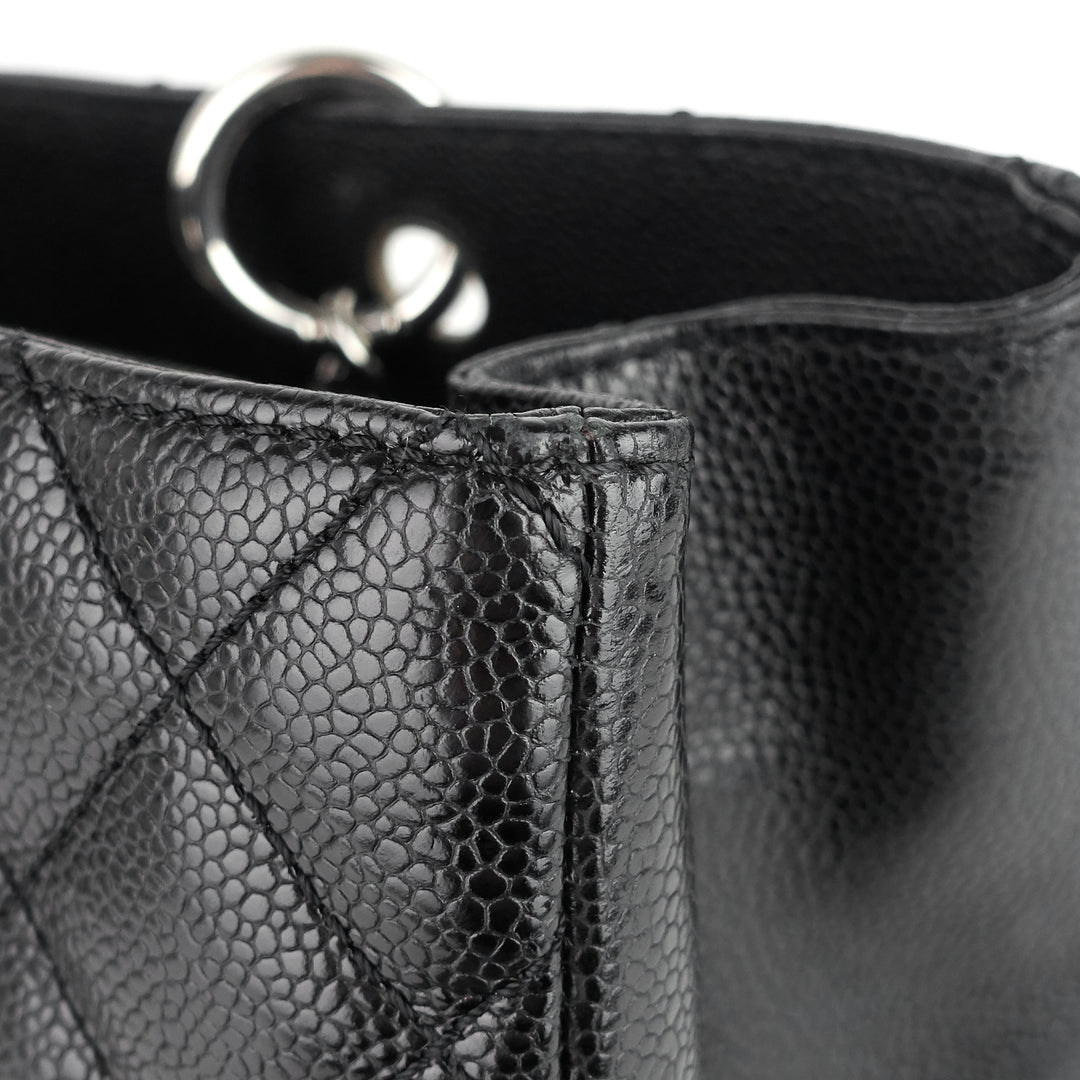 grand shopping tote gst caviar leather bag