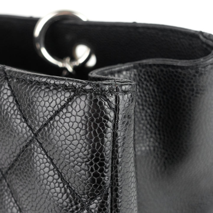 grand shopping tote gst caviar leather bag