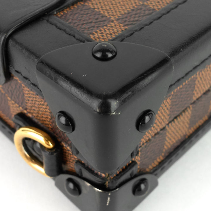 petite malle damier ebene cavas bag