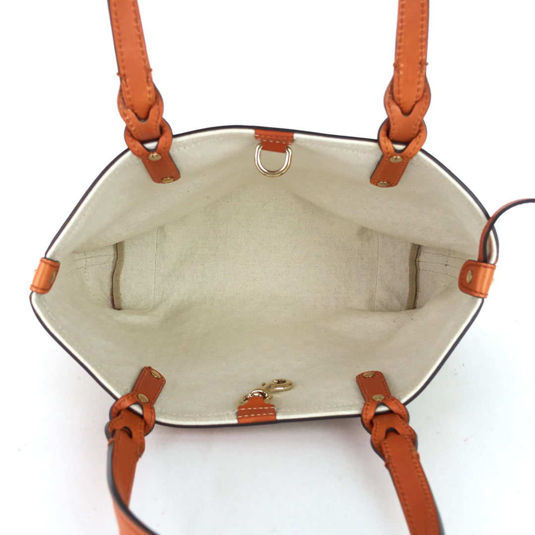 diamante craft quilted canvas tote bag
