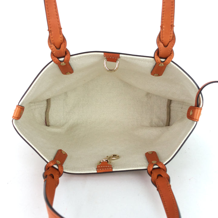 diamante craft quilted canvas tote bag