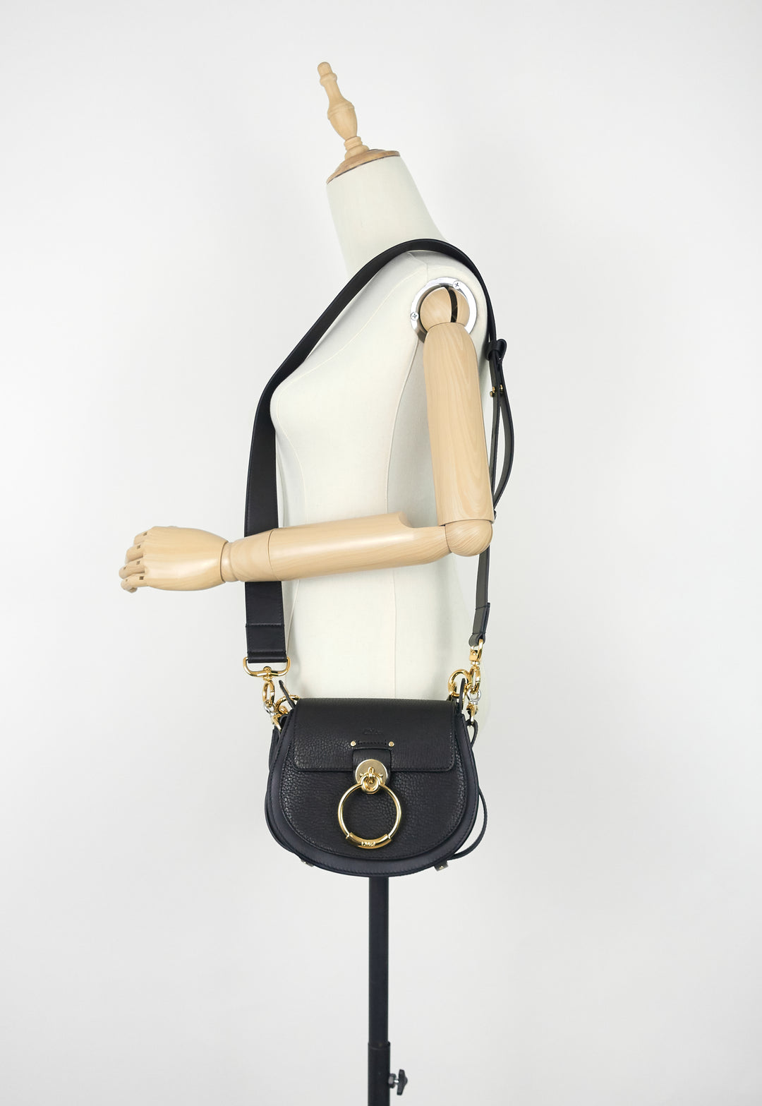 tess small calfskin leather crossbody bag