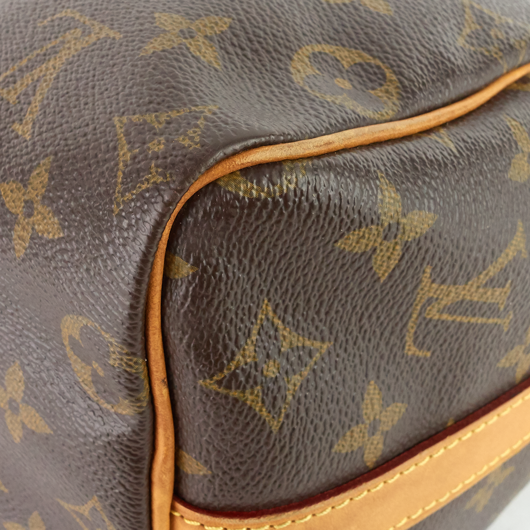 speedy 25 bandoulière monogram canvas bag