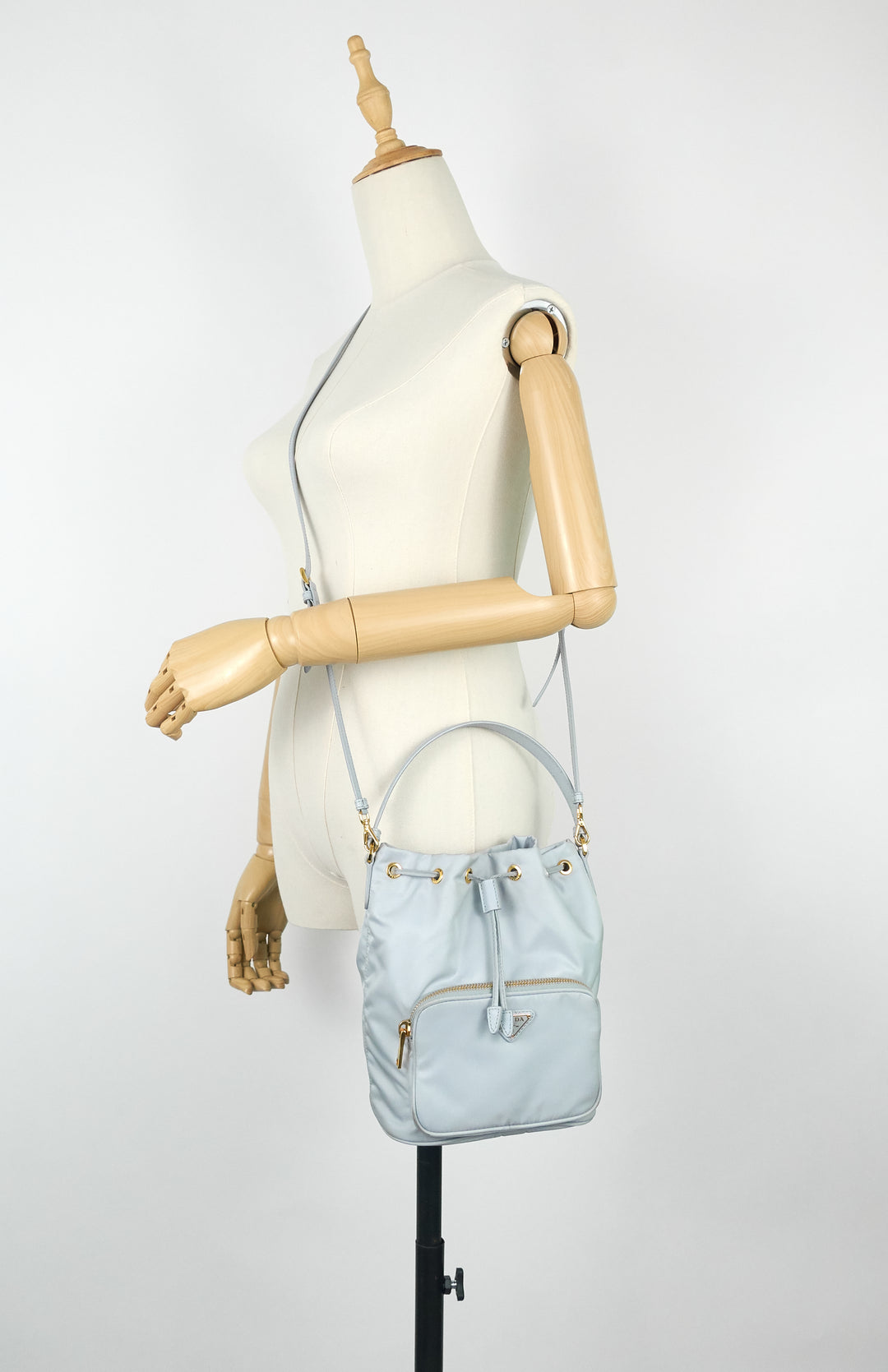 duet tessuto re-nylon bucket bag