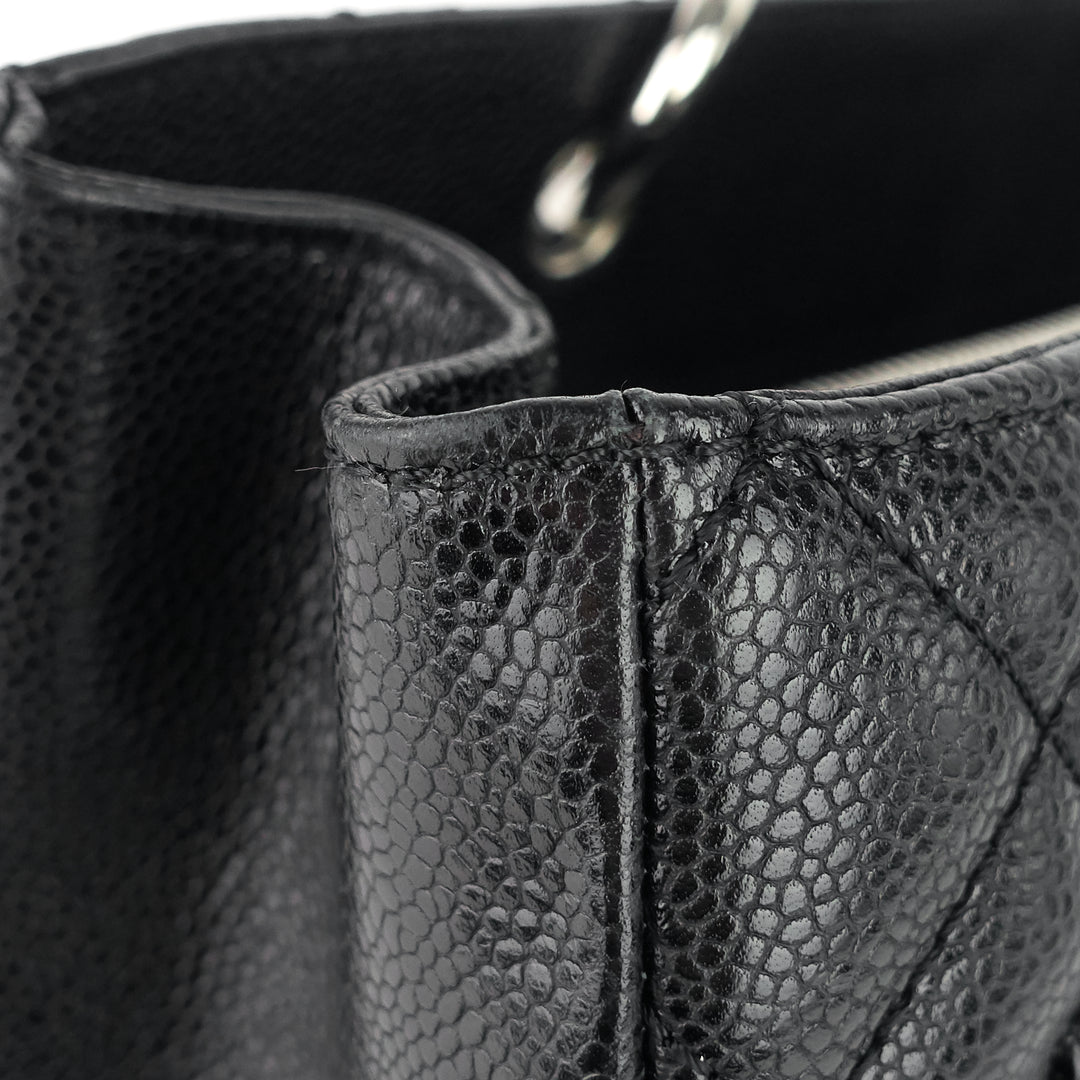 grand shopping tote gst caviar leather bag