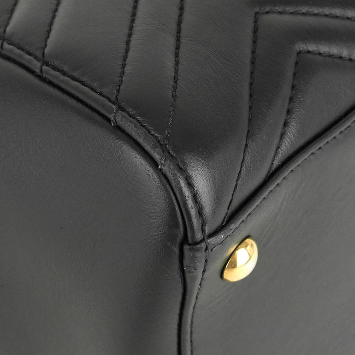 marmont medium matelassé calfskin tote bag
