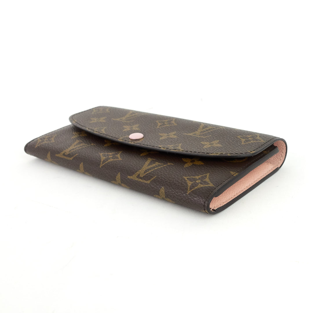 emilie monogram canvas wallet