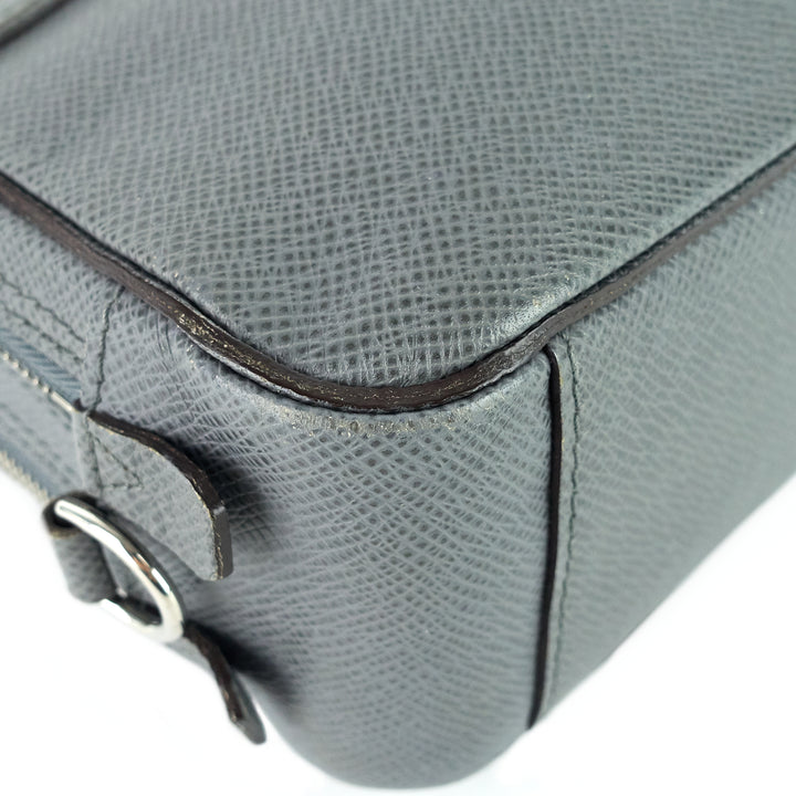 pavel taiga leather clutch bag