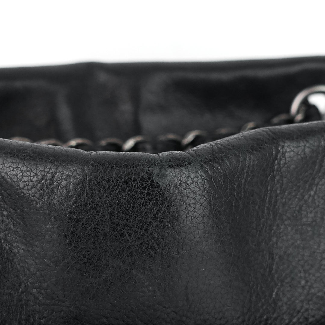 stitch it small calfskin shoulder bag