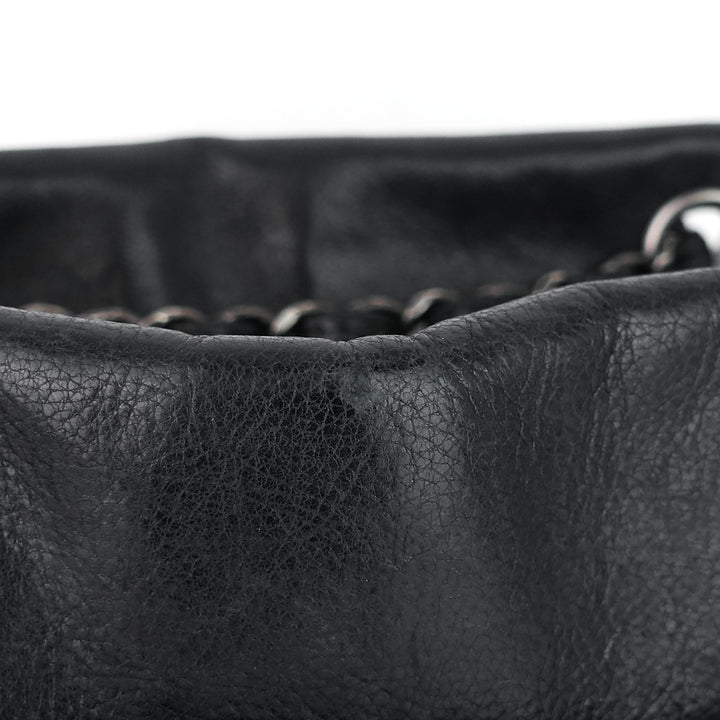 stitch it small calfskin shoulder bag