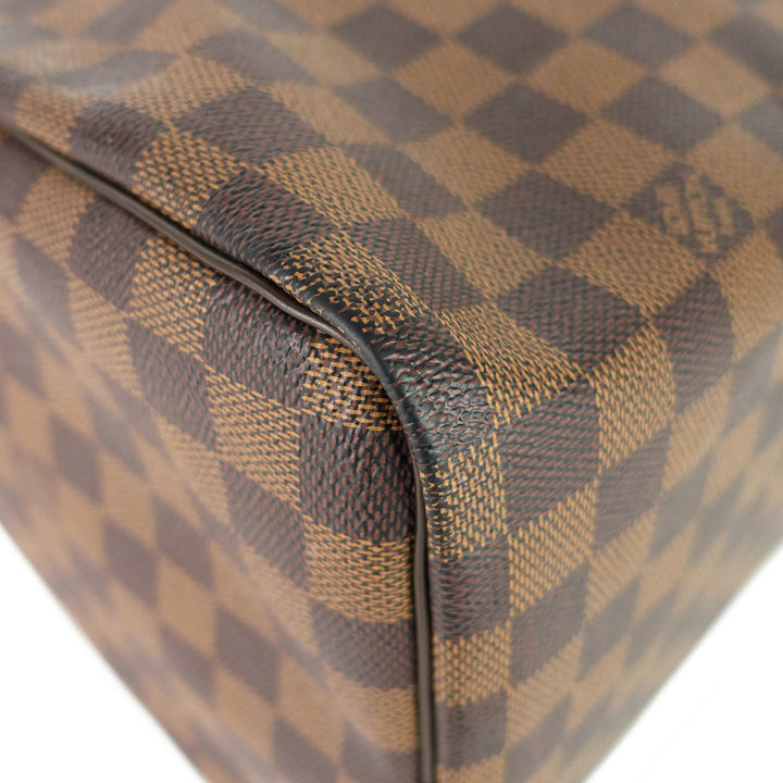 speedy 30 damier ebene canvas bag