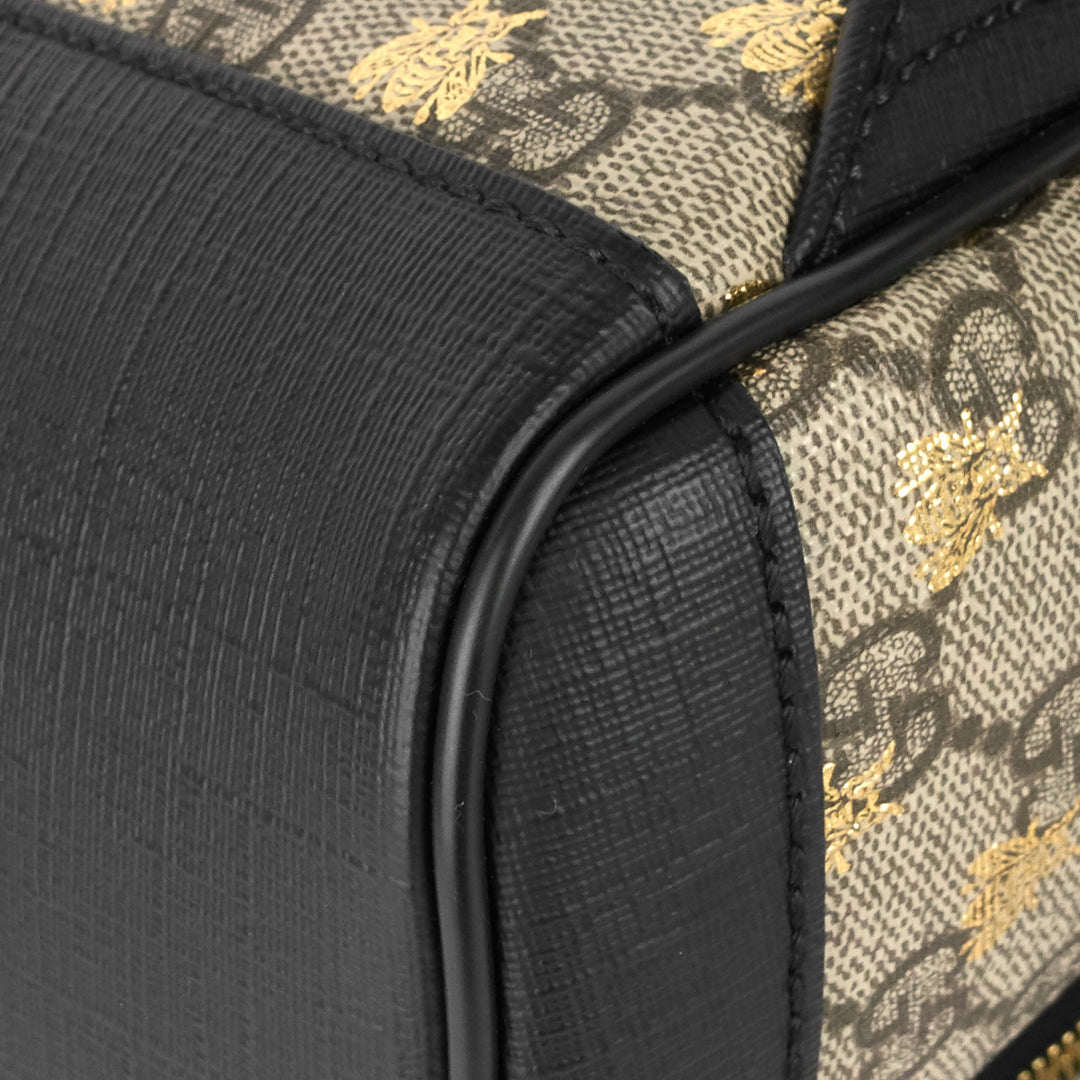 bees small gg supreme canvas backpack