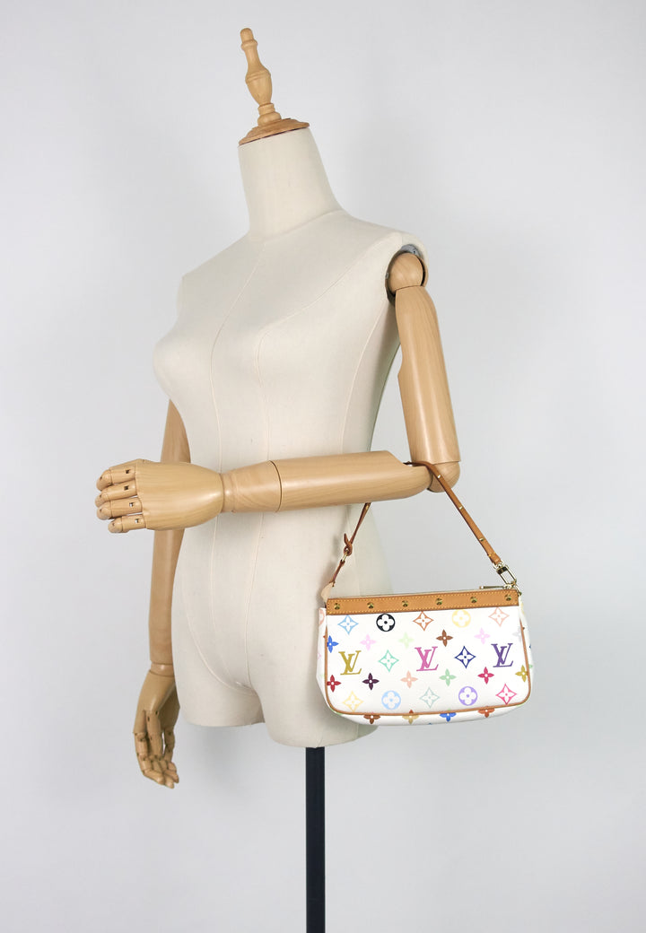 pochette accessoiries monogram multicolore canvas bag