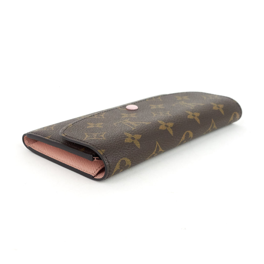 emilie monogram canvas wallet