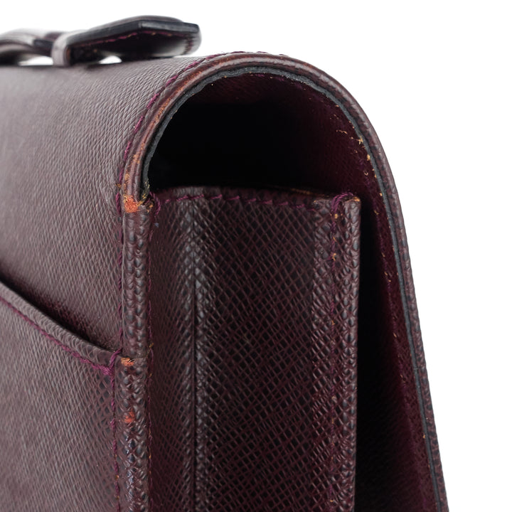 serviette kourad taiga leather briefcase bag