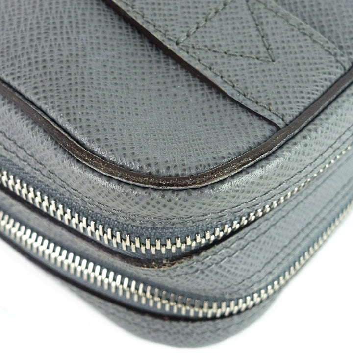 pavel taiga leather clutch bag