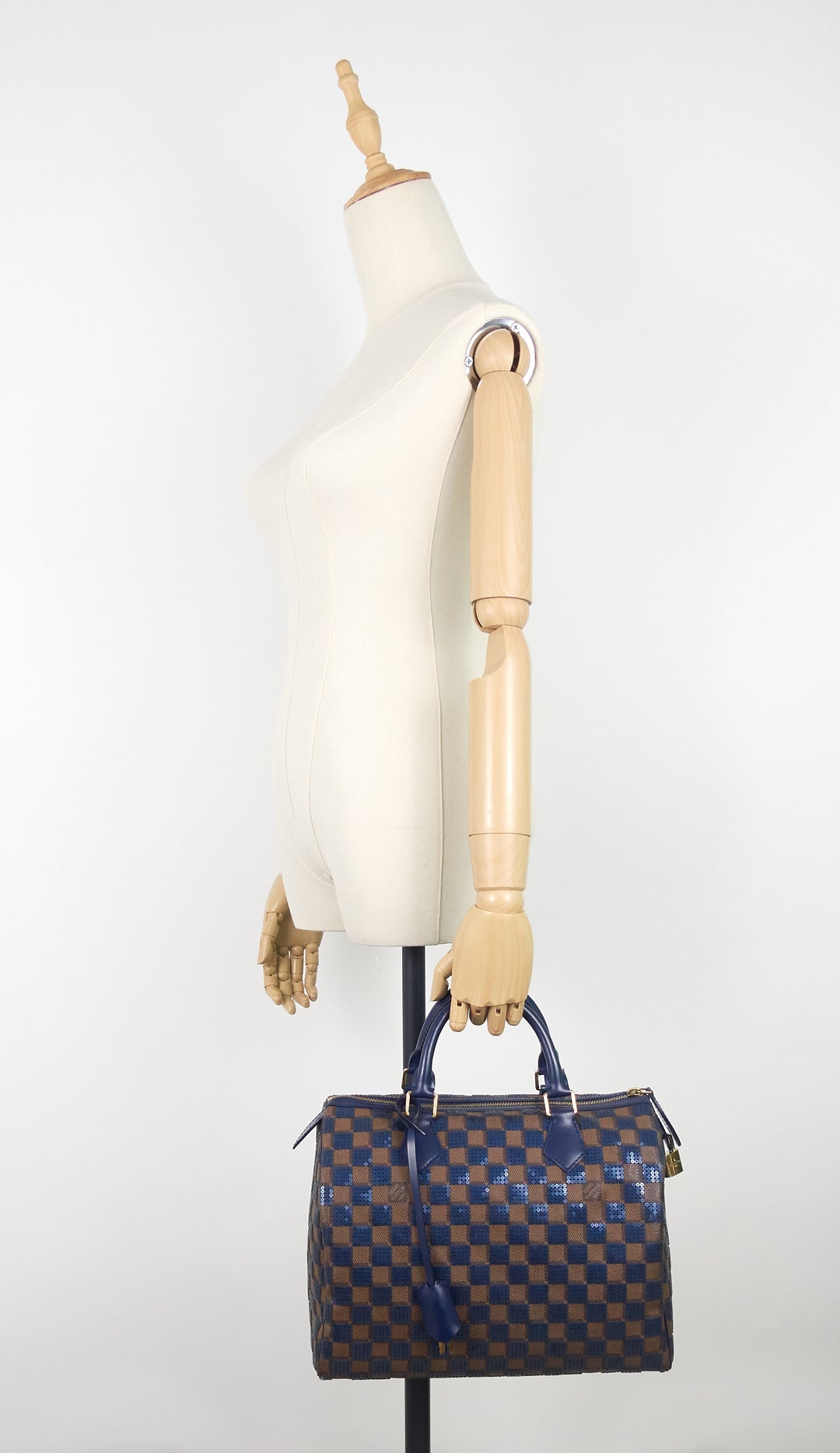 Speedy 30 Damier Paillettes Canvas Bag