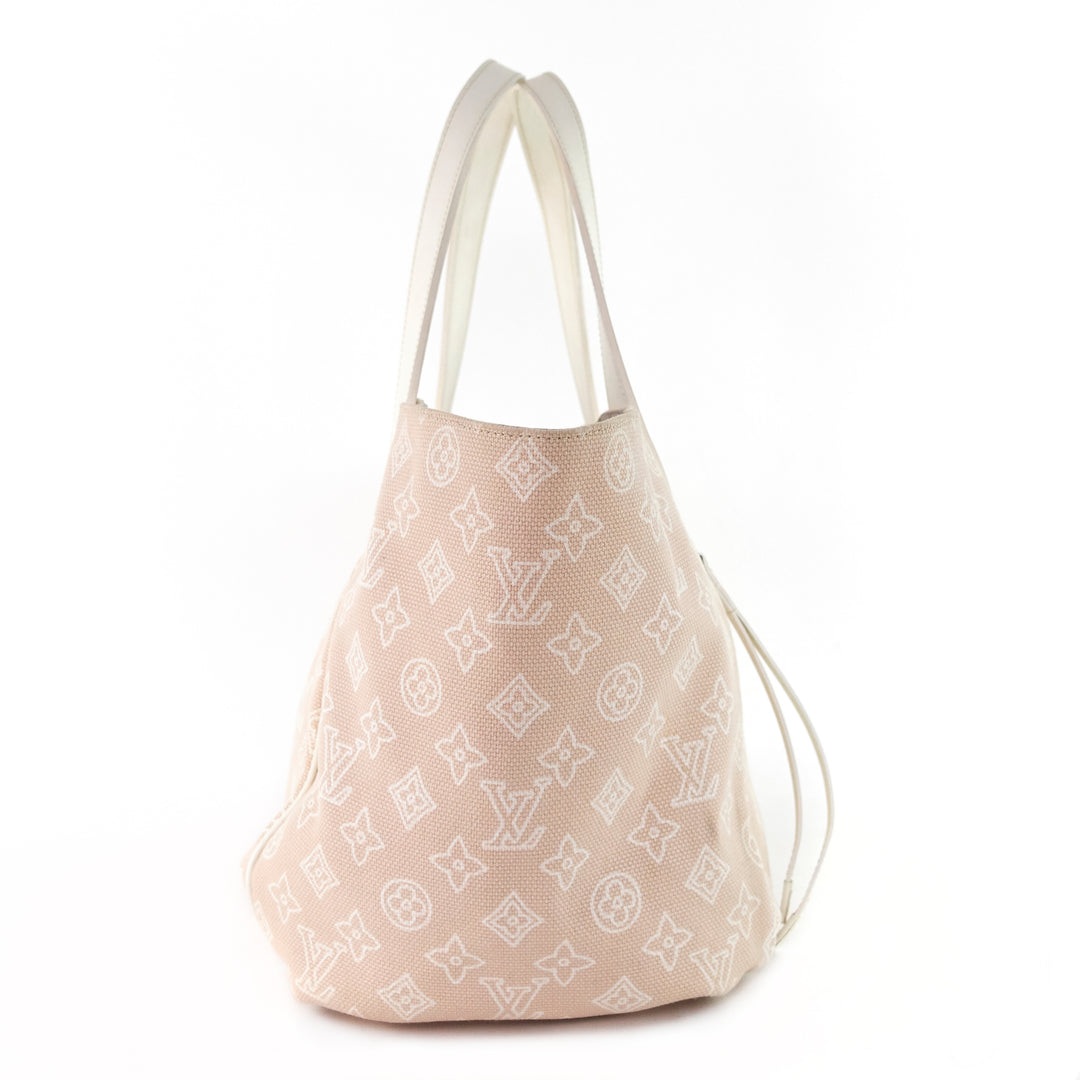 cabas ipanema gm sable monogram canvas tote bag