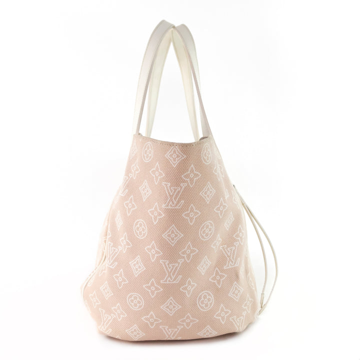 cabas ipanema gm sable monogram canvas tote bag