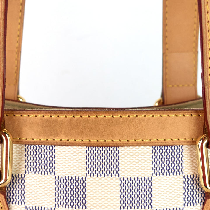 hampstead pm damier azur canvas tote bag