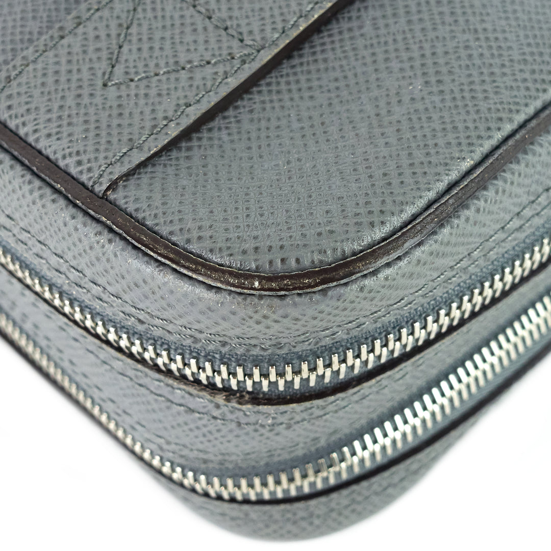 pavel taiga leather clutch bag