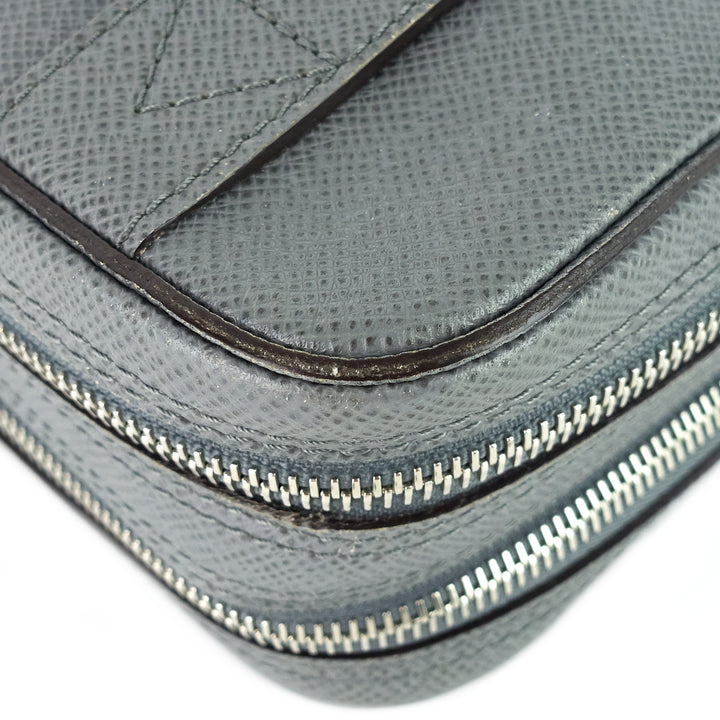 pavel taiga leather clutch bag