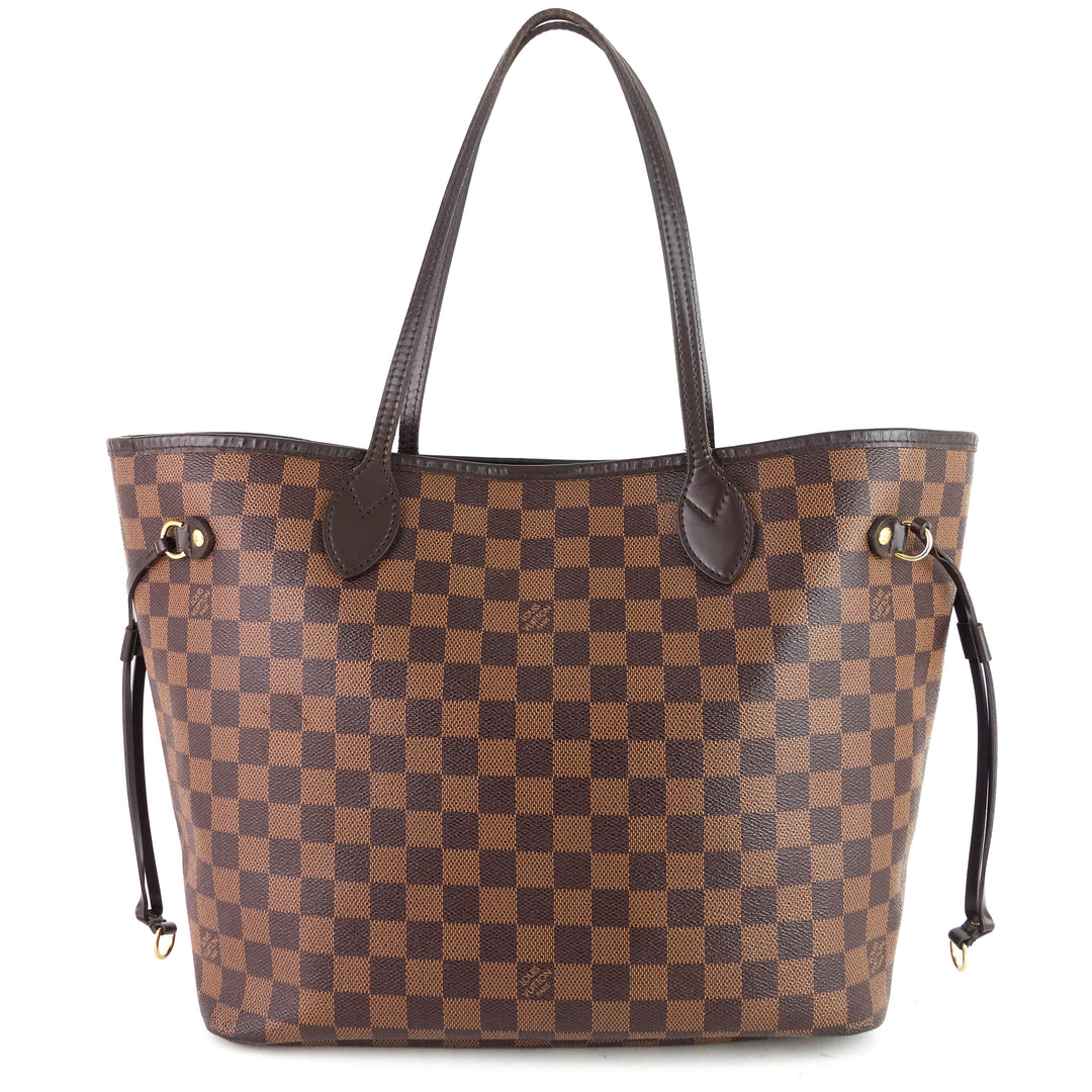neverfull mm damier ebene tote bag