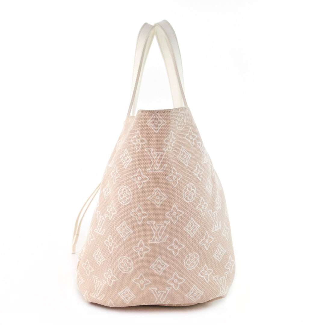 cabas ipanema gm sable monogram canvas tote bag