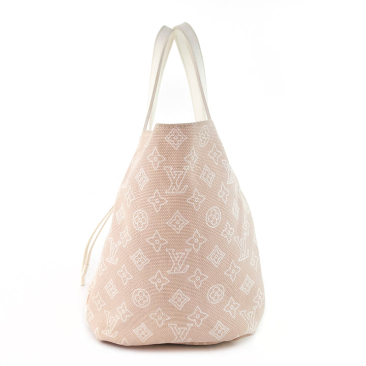 cabas ipanema gm sable monogram canvas tote bag