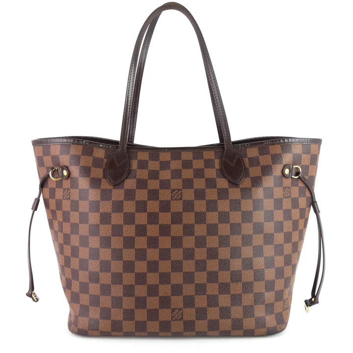 neverfull mm damier ebene tote bag