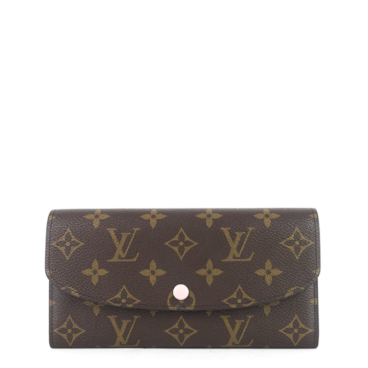 emilie monogram canvas wallet