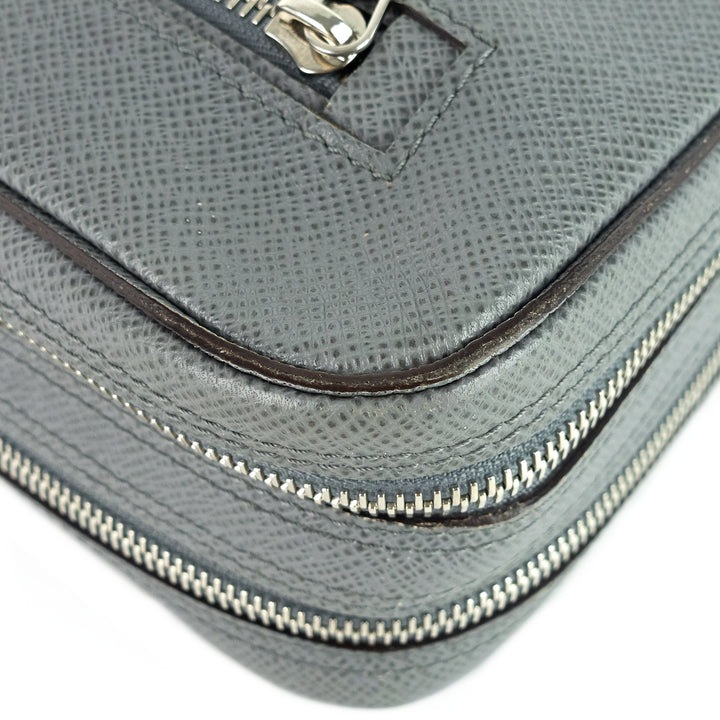 pavel taiga leather clutch bag