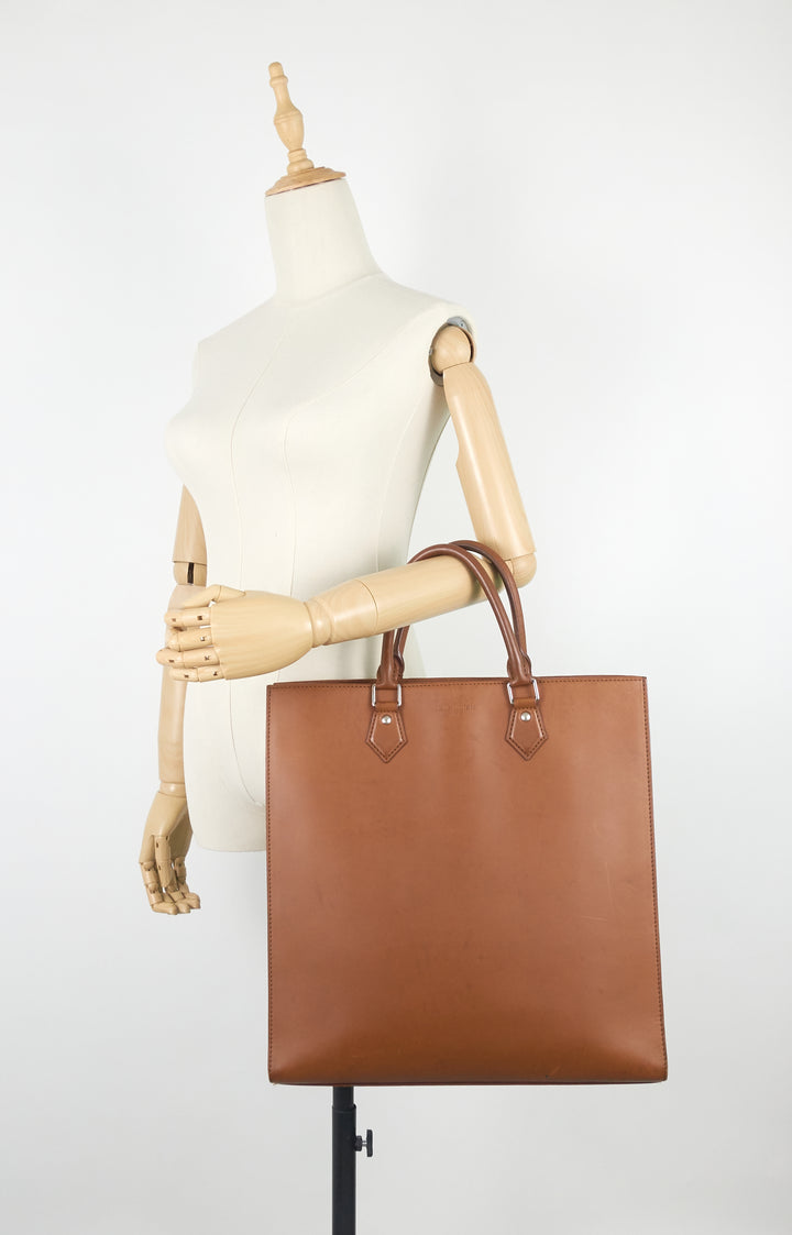 sac plat nomade leather bag