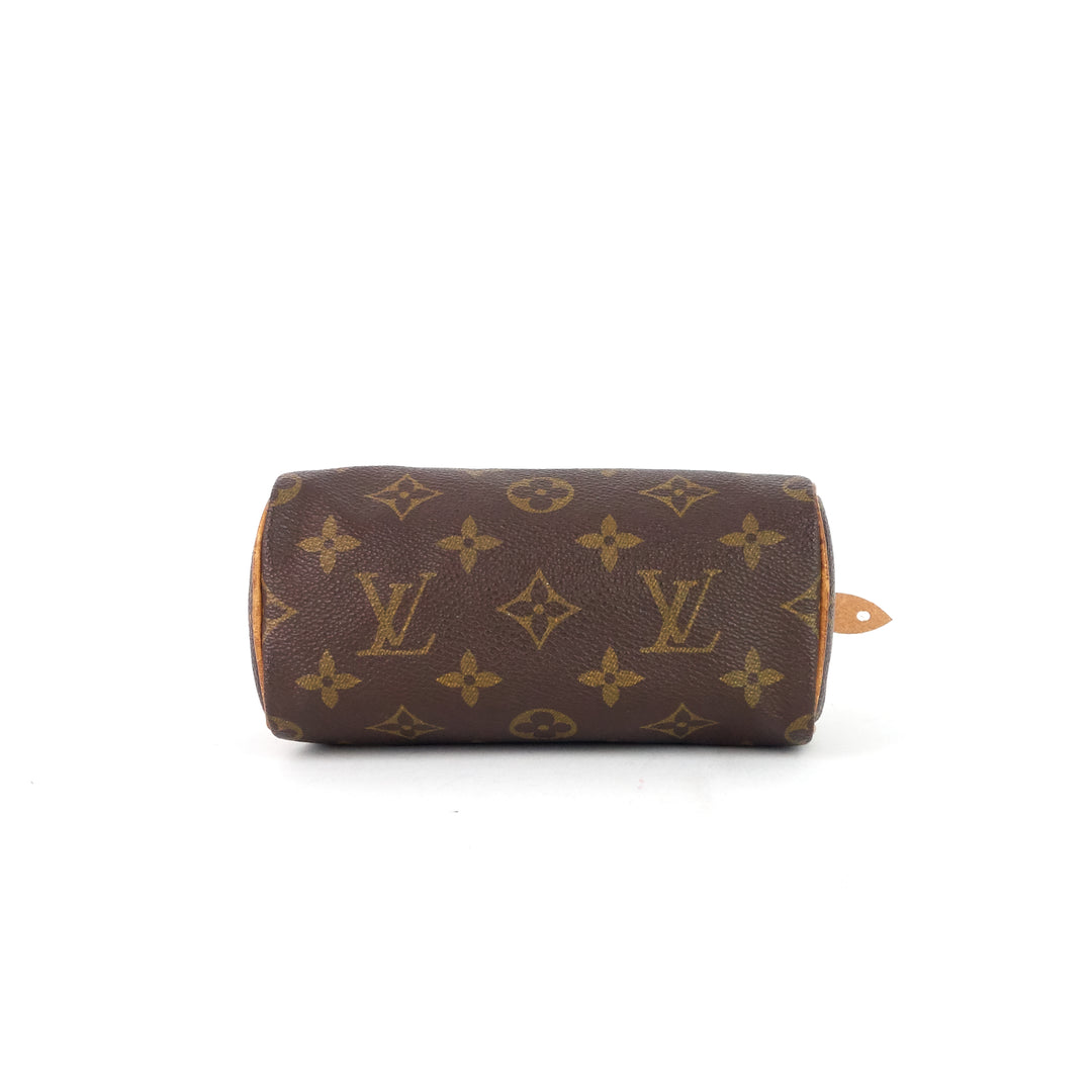 mini hl speedy monogram canvas bag with strap