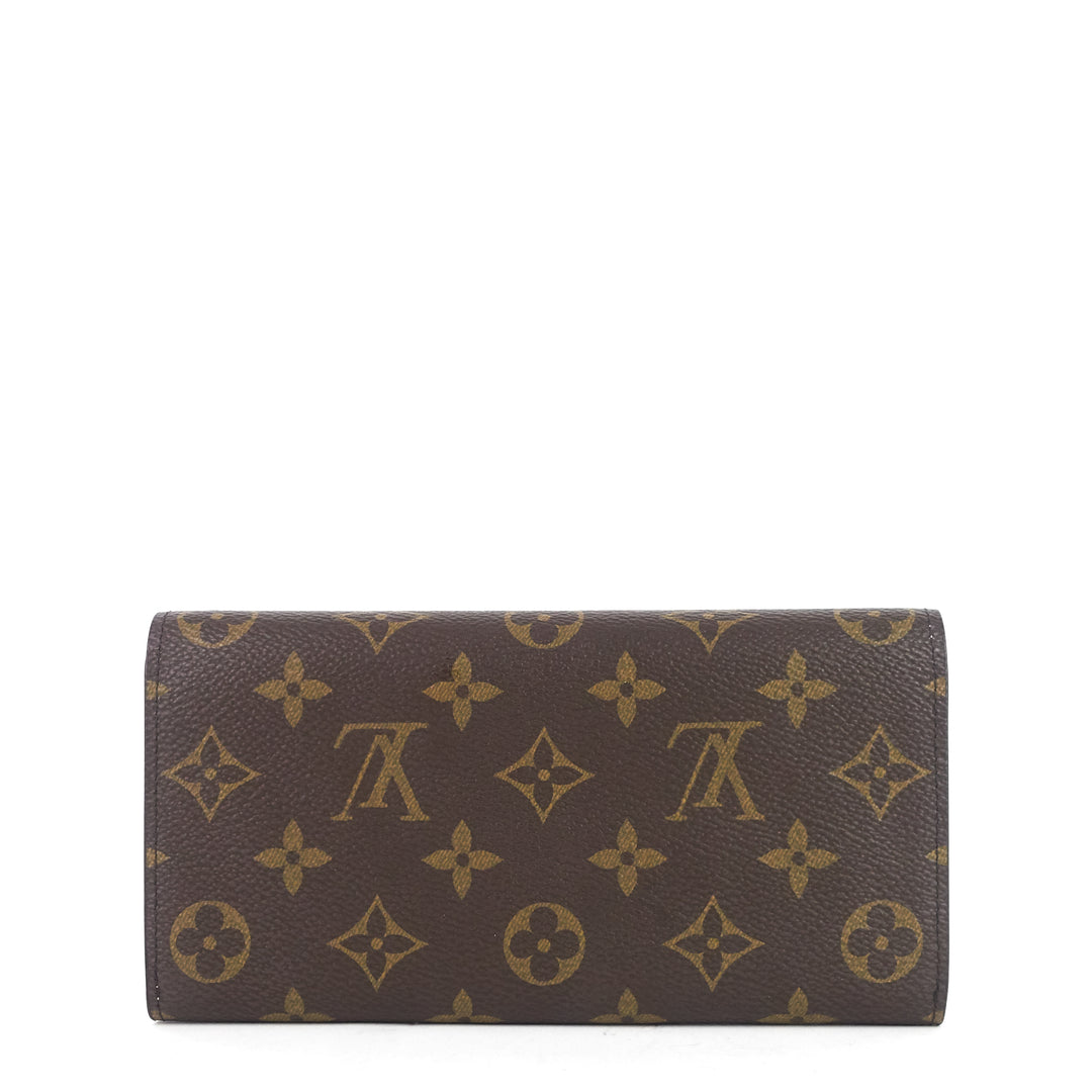 emilie monogram canvas wallet