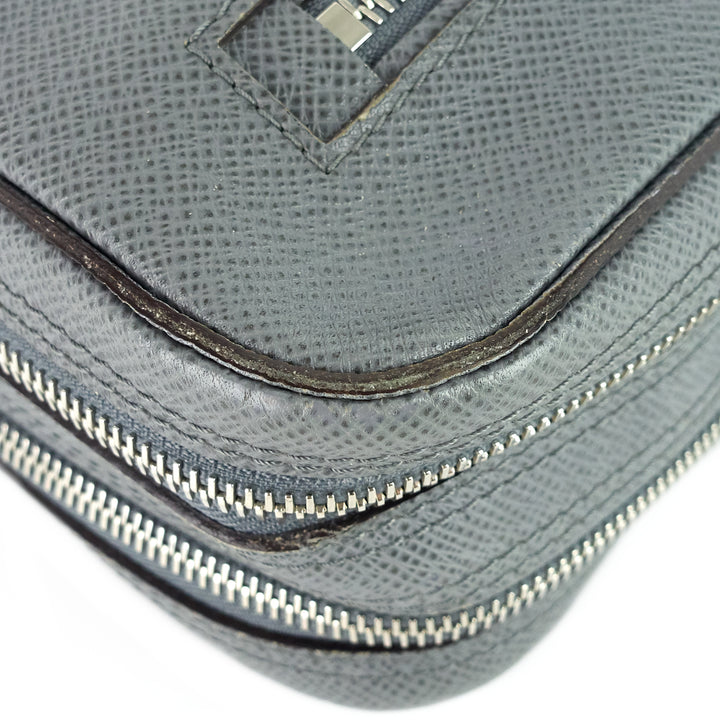 pavel taiga leather clutch bag