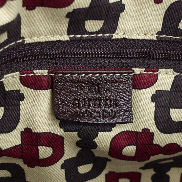 tribeca guccissima leather tote bag