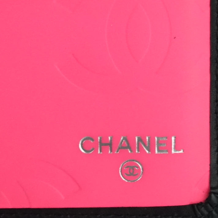 cambon ligne trifold lambskin leather wallet