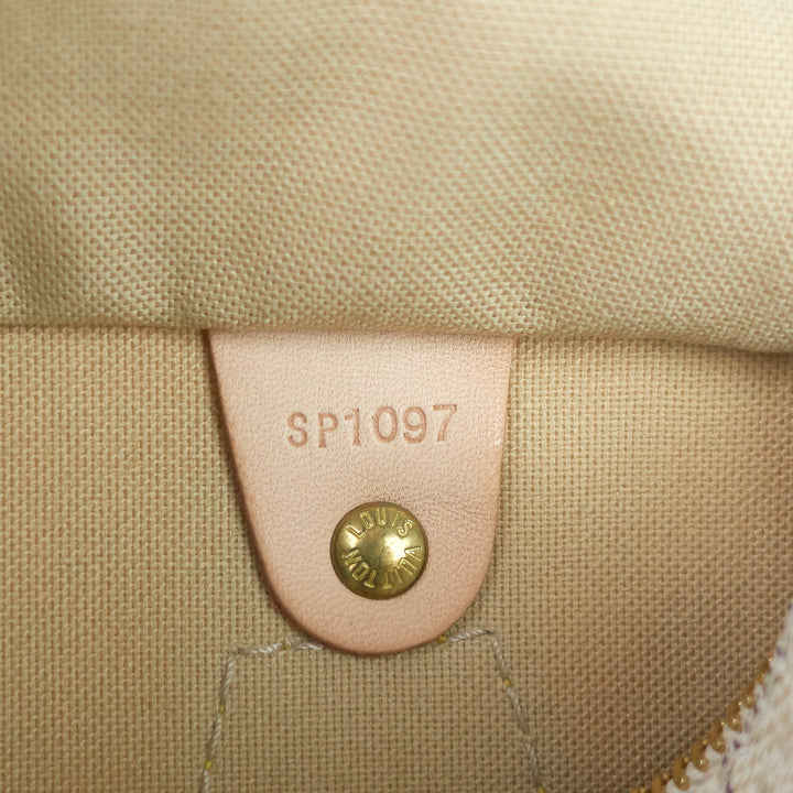 speedy 25 damier azur canvas bag