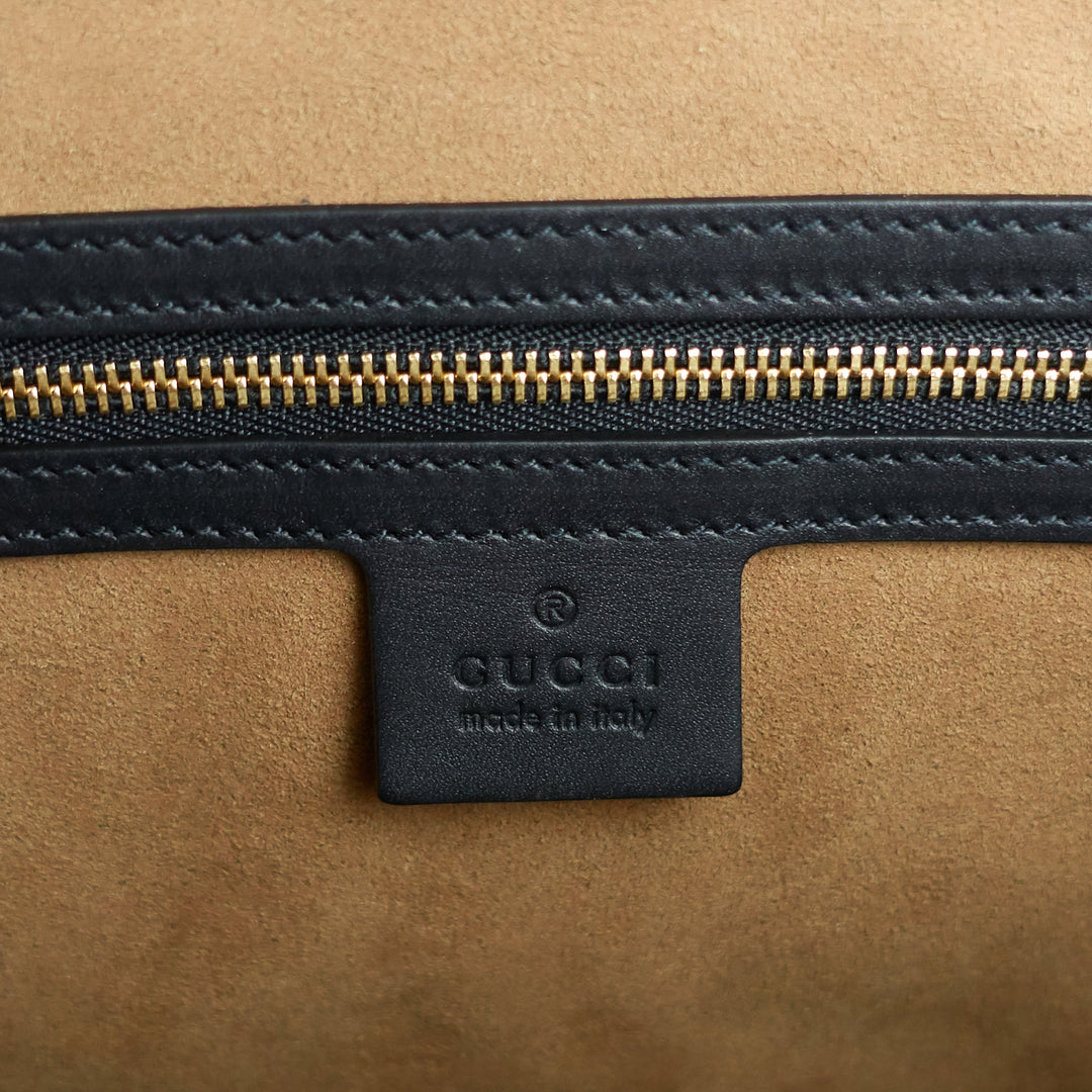 medium supreme gg canvas padlock shoulder bag