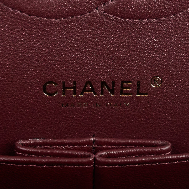 classic double flap medium caviar leather bag