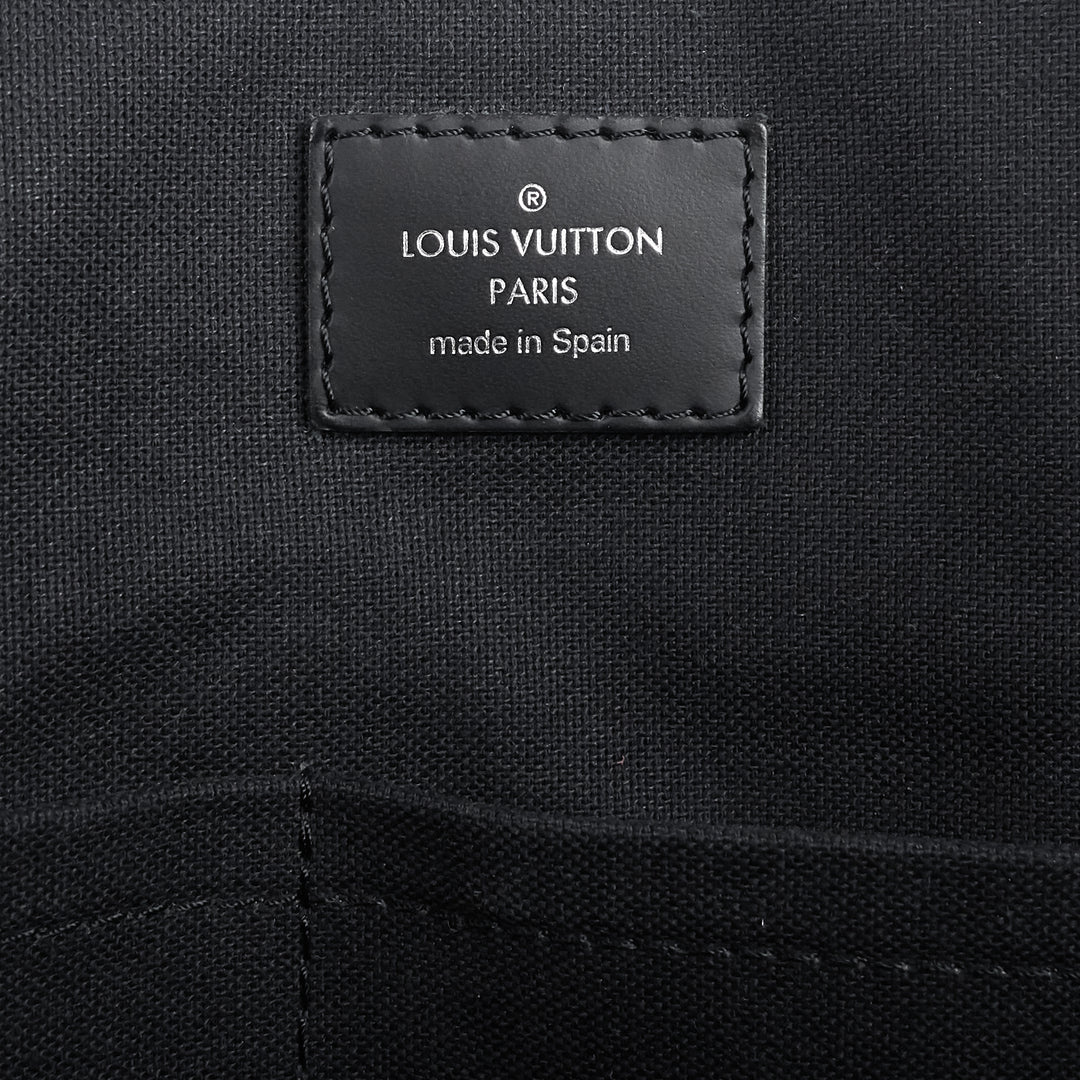 porte-documents voyage pm damier graphite canvas briefcase bag