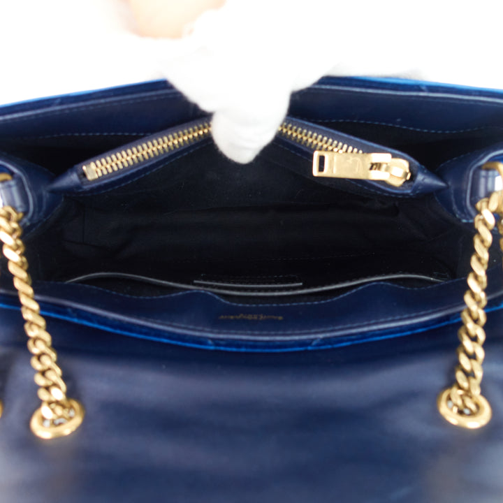 loulou small velvet shoulder bag