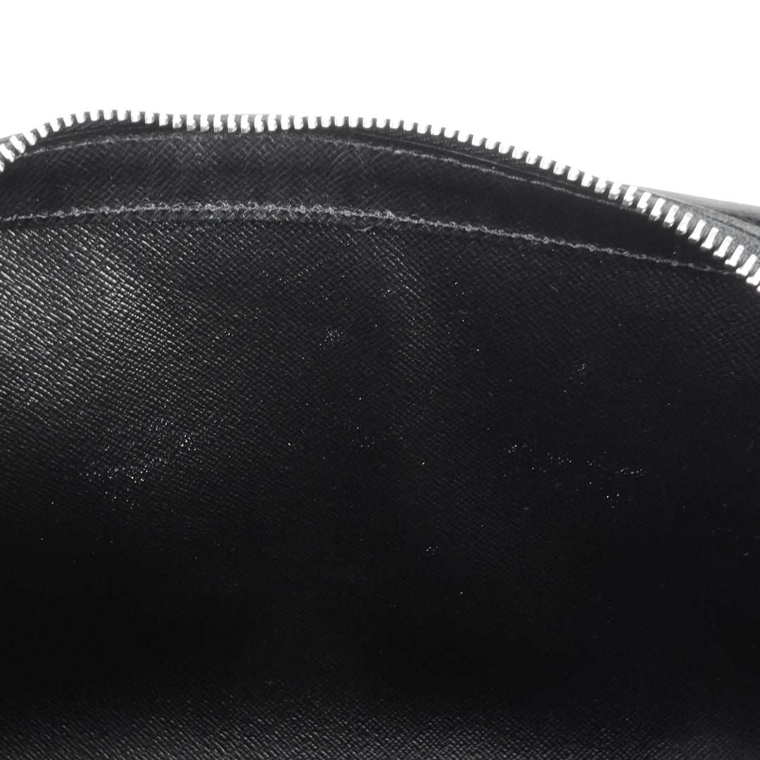 bakail taiga leather clutch bag