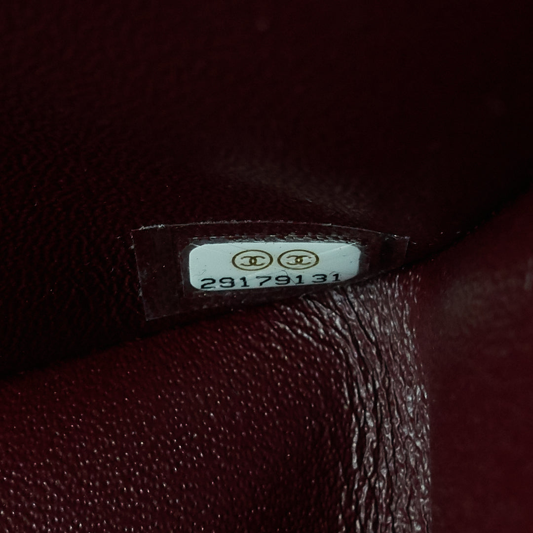 classic double flap medium caviar leather bag