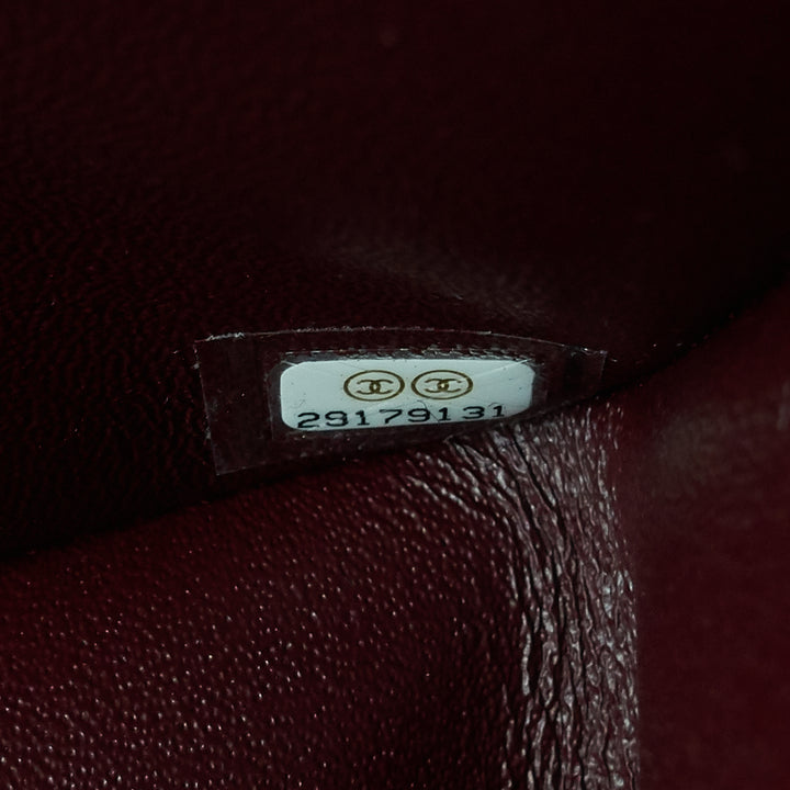 classic double flap medium caviar leather bag