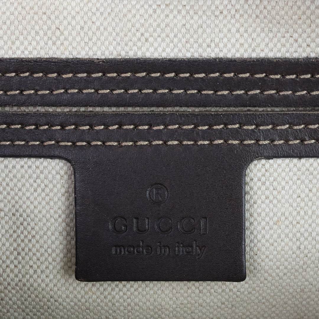 front zip gg supreme canvas camera bag