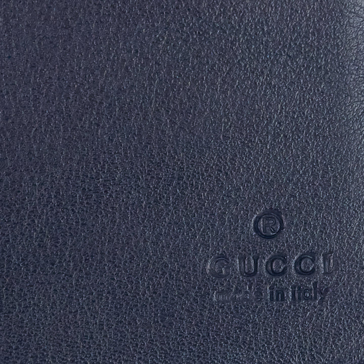 microguccissima leather bifold wallet